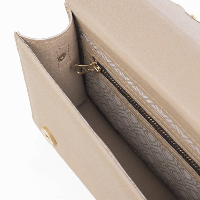 CLUTCH - Cactus Leer - Beige from Trashious