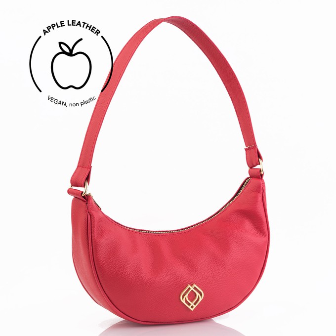 MOONBAG - Appel Leer - Rood from Trashious