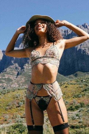 Ghana Longline Garter Belt from Troo