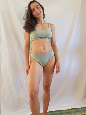 Mint Crop Bralette from Troo