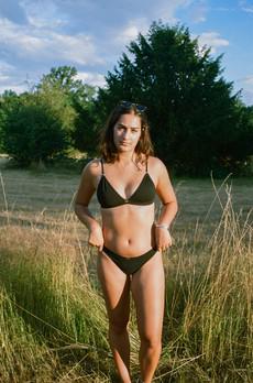 Black Bamboo 90's Thong via Troo