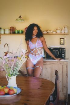 Daisy Bodysuit Blue via Troo