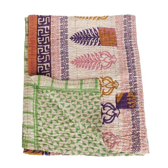 Kantha sjaal van katoenen sari’s | lapha from Tulsi Crafts