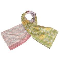 Kantha sjaal van katoenen sari’s | licu van Tulsi Crafts