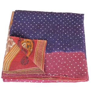 Kantha deken van katoenen sari’s groot | tyara from Tulsi Crafts