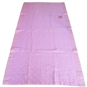Kantha deken van zijden sari’s | lebu from Tulsi Crafts