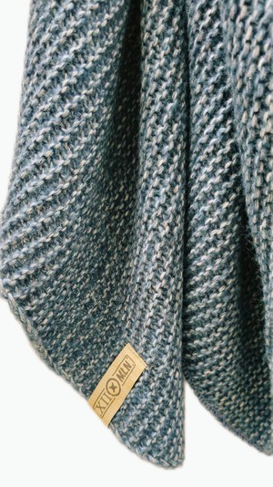Twelve Million Omslagdoek Alaska  - Jeans blauw from Twelve Million