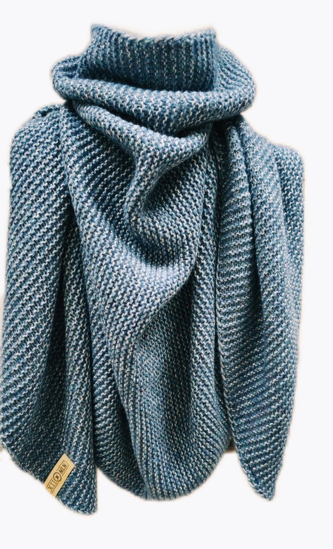 Twelve Million Omslagdoek Alaska  - Jeans blauw from Twelve Million
