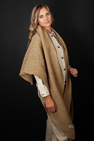 Twelve Million Omslagdoek Alaska - Taupe from Twelve Million