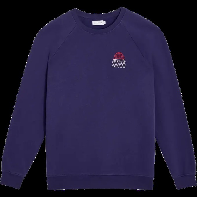 Bask in the Sun Mini To The Sea sweatshirt indigo from UP TO DO GOOD