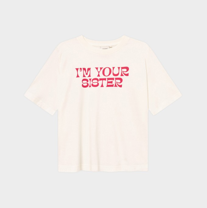 Dedicated T-Shirt Vadstena Sister Off-White from UP TO DO GOOD