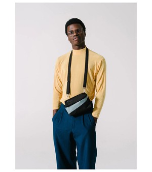 Susan Bijl The New Bum Bag Black & Grey from UP TO DO GOOD