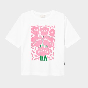 Dedicated T-Shirt Vadstena Magical Flowers White from UP TO DO GOOD