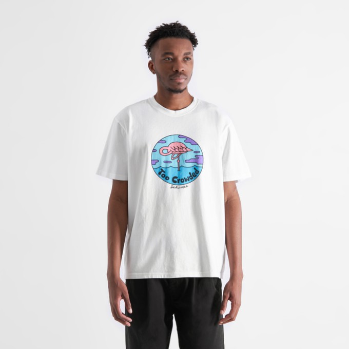 Dedicated T-Shirt Stockholm Too Crowed White from UP TO DO GOOD