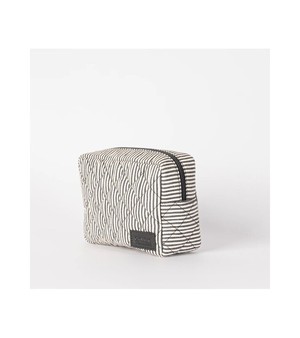 O My Bag Bella Pouch Cotton Black Classic Leather from UP TO DO GOOD
