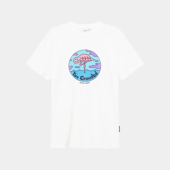 Dedicated T-Shirt Stockholm Too Crowed White from UP TO DO GOOD