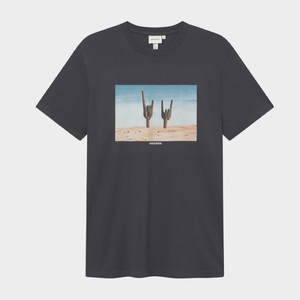 Dedicated T-shirt Stockholm Cactus Sign Charcoal from UP TO DO GOOD