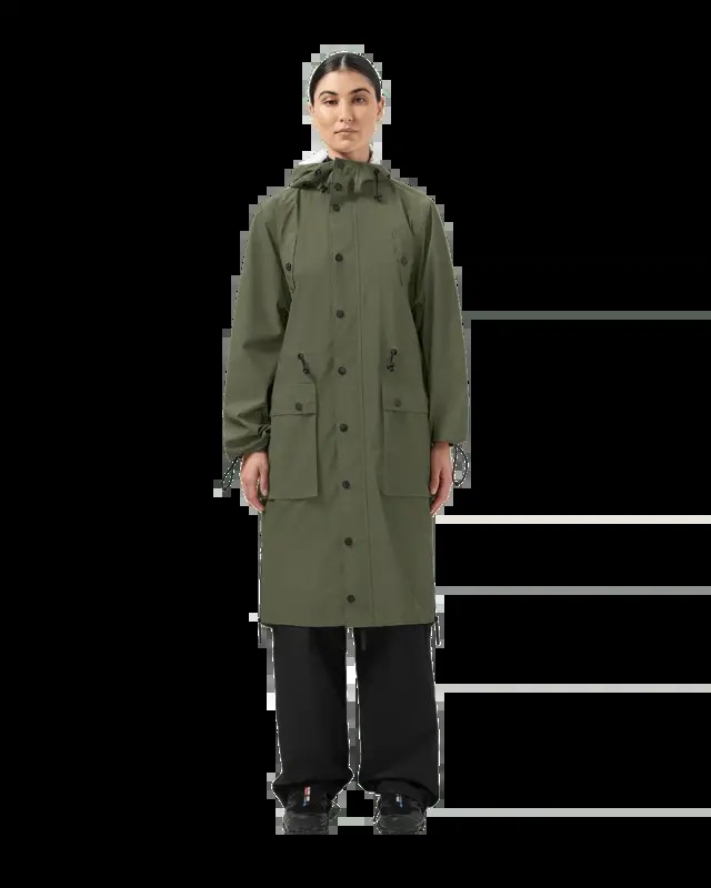 Maium Lightweight Parka Army Green from UP TO DO GOOD