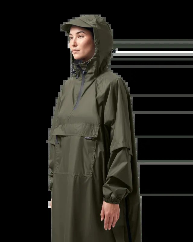Maium Poncho Army Green from UP TO DO GOOD