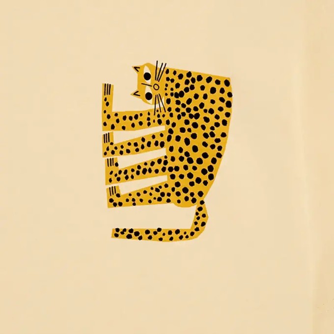 Bask In The Sun Leopard T-shirt Cream from UP TO DO GOOD