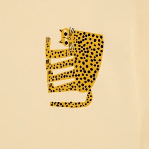 Bask In The Sun Leopard T-shirt Cream from UP TO DO GOOD