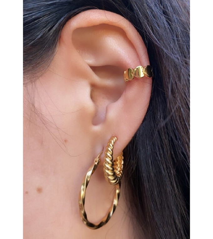 TITS Twist Oorbel Goud Medium from UP TO DO GOOD