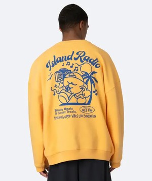 On Vacation Island Radio Sweater Geel from UP TO DO GOOD