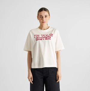 Dedicated T-Shirt Vadstena Sister Off-White from UP TO DO GOOD