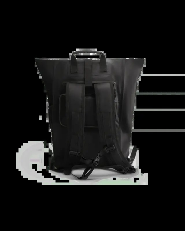 Maium XL Rolltop Backpack Black from UP TO DO GOOD