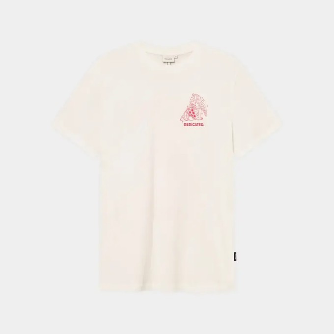 Dedicated T-Shirt Stockholm Eternal Pizza Off-White from UP TO DO GOOD