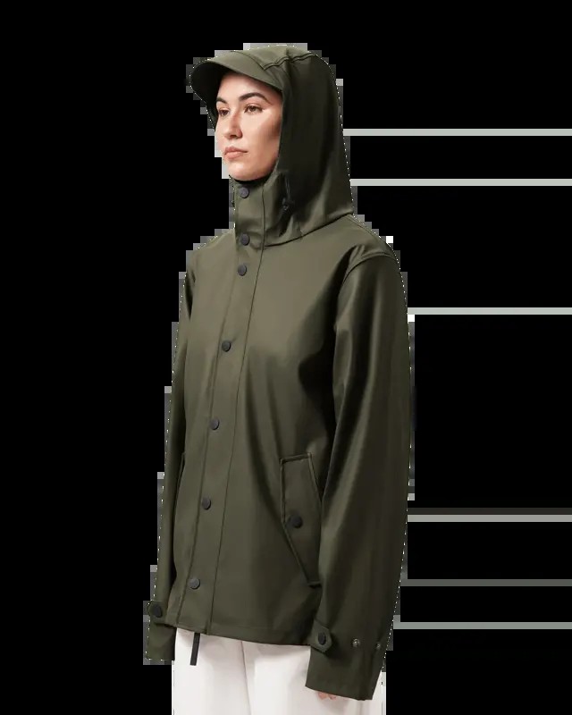 Maium Regenjas Original Short Army Green from UP TO DO GOOD