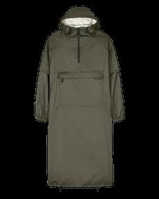 Maium Poncho Army Green via UP TO DO GOOD