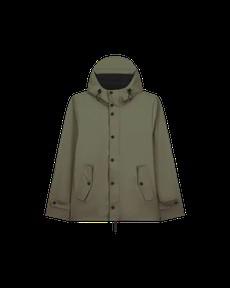 Maium Regenjas Original Short Army Green via UP TO DO GOOD