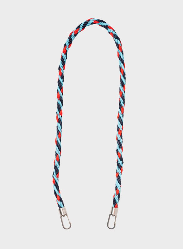 Susan Bijl The New Kumihimo Strap Blue & Red Alert Short from UP TO DO GOOD