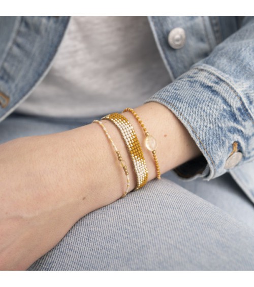 A Beautiful Story Iris Citrien Goud Armband from UP TO DO GOOD
