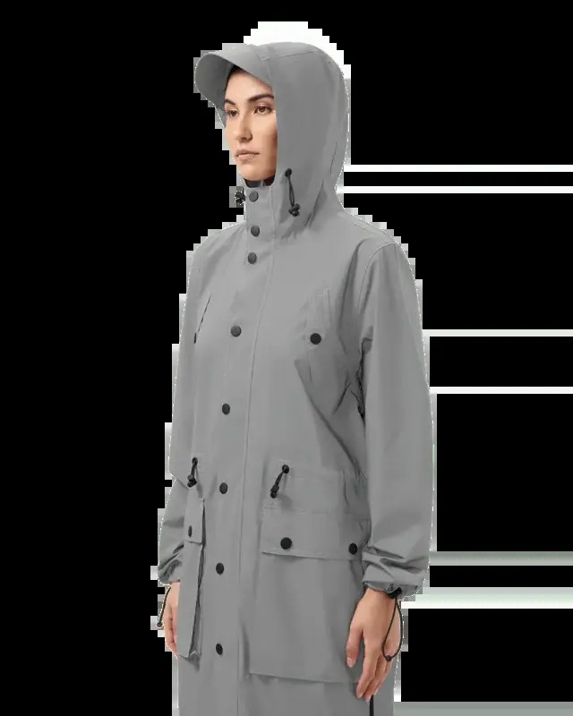 Maium Regenjas Light Weight Parka Reflective from UP TO DO GOOD