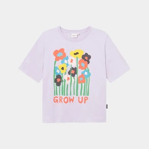 Dedicated T-Shirt Vadstena Grow Up Thistle Purple from UP TO DO GOOD