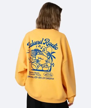 On Vacation Island Radio Sweater Geel from UP TO DO GOOD