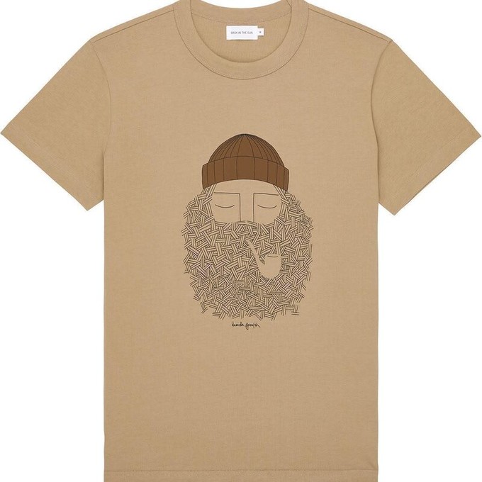 Bask In The Sun Sesame Smoking Pipe T-Shirt from UP TO DO GOOD