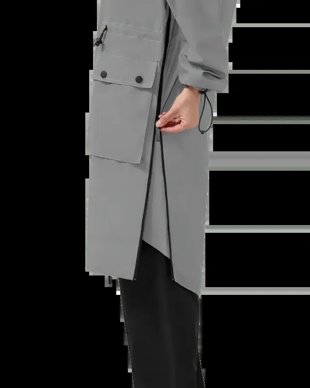 Maium Regenjas Light Weight Parka Reflective from UP TO DO GOOD