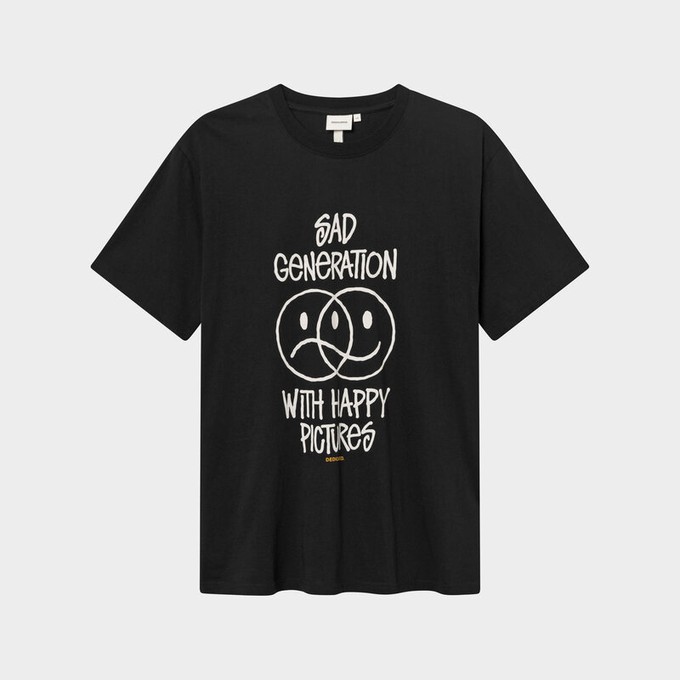 Dedicated T-shirt Stockholm Sad Generation Black from UP TO DO GOOD