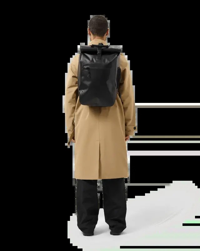 Maium XL Rolltop Backpack Black from UP TO DO GOOD