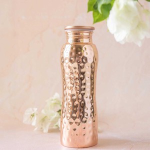 Forrest & Love Curve Hammered Koperen Waterfles 600 ML from UP TO DO GOOD