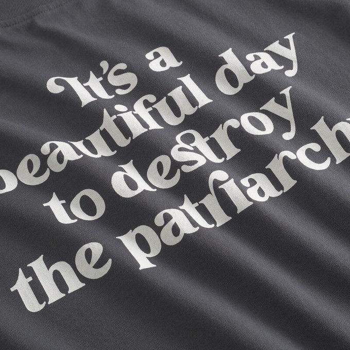 Dedicated T-Shirt Vadstena Beautiful Day Charcoal from UP TO DO GOOD