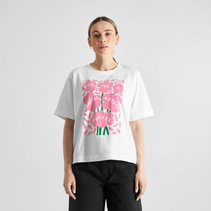 Dedicated T-Shirt Vadstena Magical Flowers White from UP TO DO GOOD