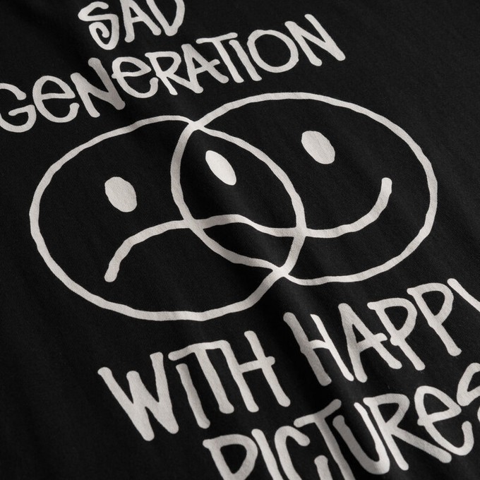 Dedicated T-shirt Stockholm Sad Generation Black from UP TO DO GOOD
