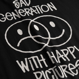 Dedicated T-shirt Stockholm Sad Generation Black from UP TO DO GOOD
