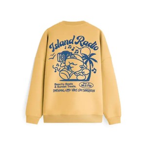 On Vacation Island Radio Sweater Geel from UP TO DO GOOD
