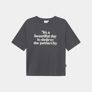 Dedicated T-Shirt Vadstena Beautiful Day Charcoal from UP TO DO GOOD