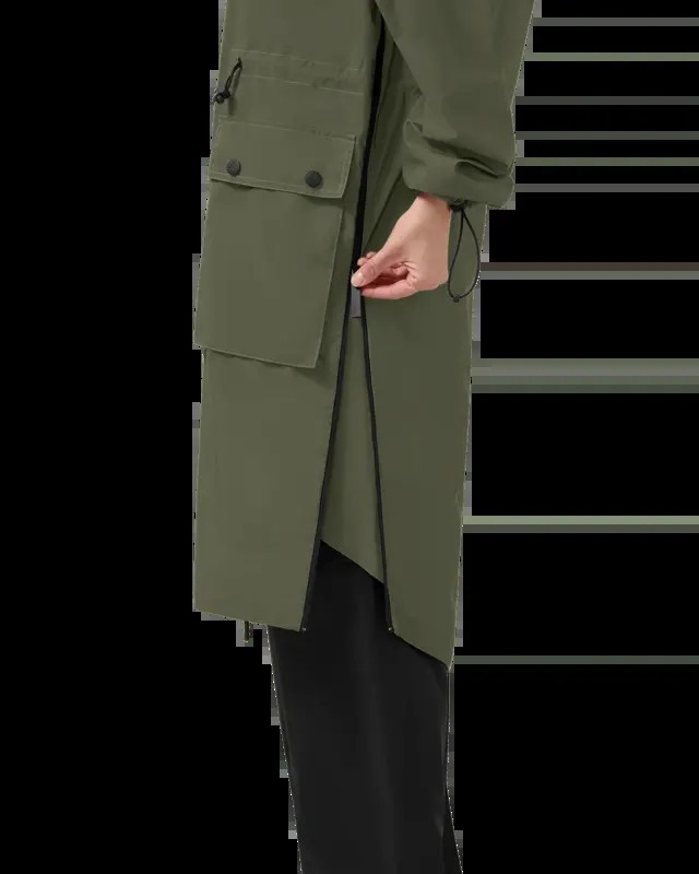 Maium Lightweight Parka Army Green from UP TO DO GOOD